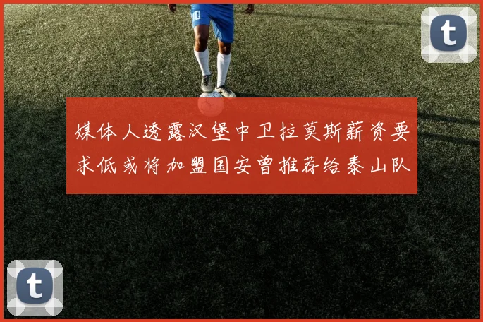 媒体人透露汉堡中卫拉莫斯薪资要求低或将加盟国安曾推荐给泰山队